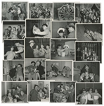 Lot of Twenty 10" x 8" Glossy Photos From Nine Different Three Stooges Films, Complete List List Online at NateDSanders.com -- Very Good Condition